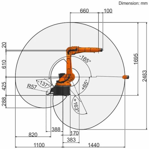 Промышленный робот KUKA KR 240 R3330