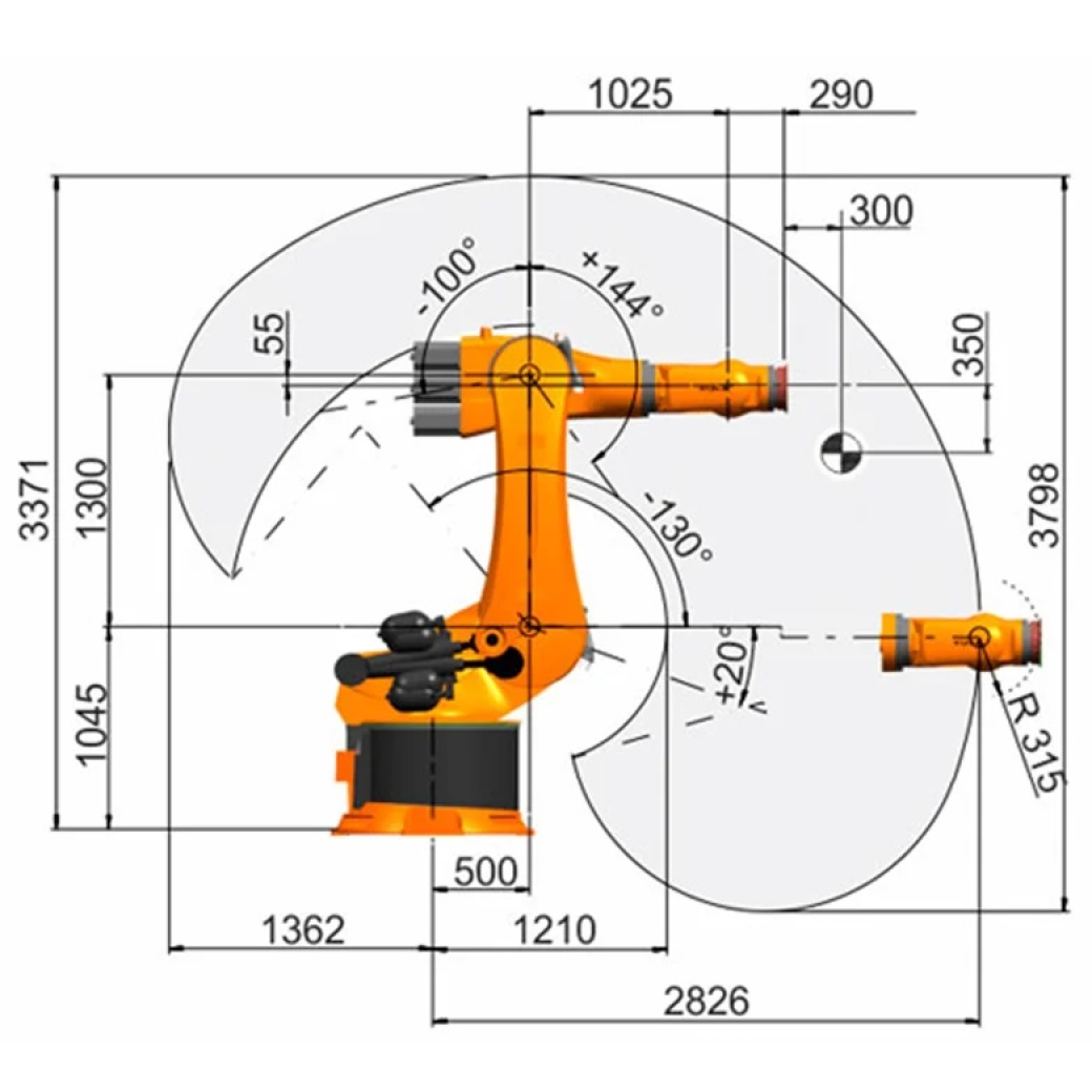 Промышленный робот KUKA KR600 R2830