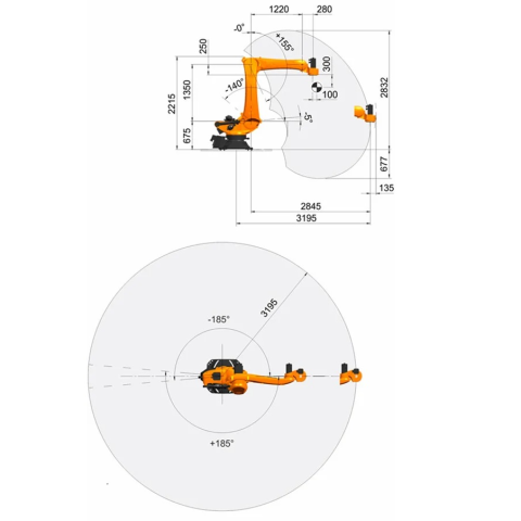 Промышленный робот KUKA KR180 R3200 PA