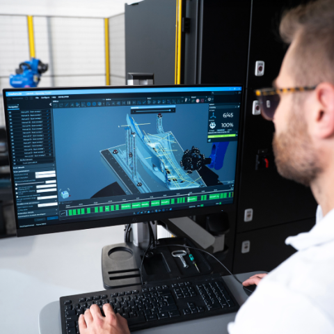 Автоматизированная система Creaform MetraSCAN‑R BLACK™|Elite